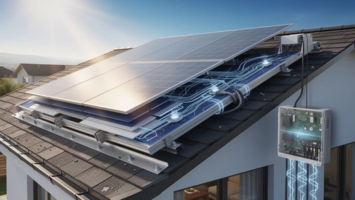 Comment fonctionne un panneau solaire 1 découvrez le fonctionnement d'un panneau solaire, comment il capte l'énergie du soleil pour la convertir en électricité propre et renouvelable.